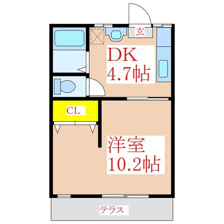 キャピタルハイツの物件間取画像